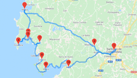 Ruta Por La Costa Da Morte Transfer Galicia